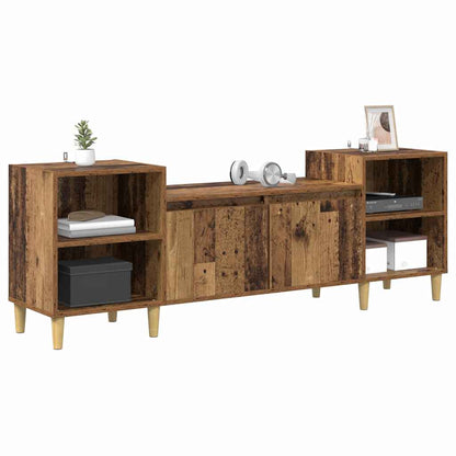 vidaXL TV Cabinet Old Wood 160 x 35 x 55 cm Engineered Wood