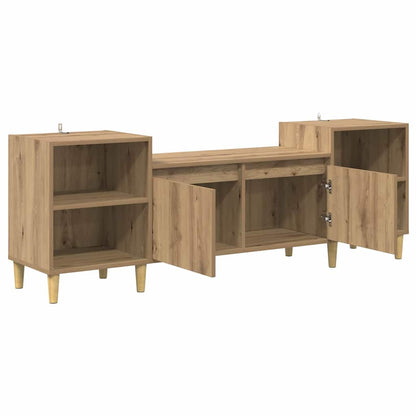 vidaXL TV Cabinet 160 x 35 x 55 cm Artisan Oak Engineered Wood