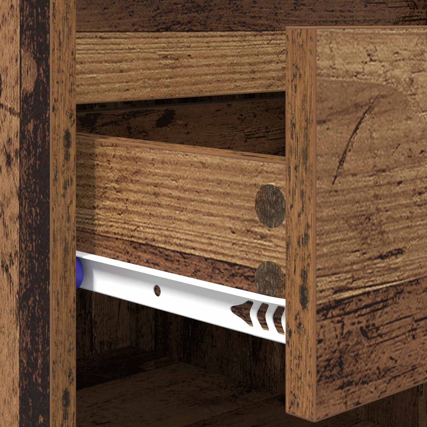vidaXL Shoe Cabinet Old Wood 102 x 36 x 60 cm Engineered Wood