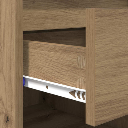 vidaXL Shoe Cabinet Artisan Oak 102 x 36 x 60 cm Engineered Wood