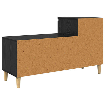 vidaXL Shoe Cabinet Black Oak 102 x 36 x 60 cm Engineered Wood