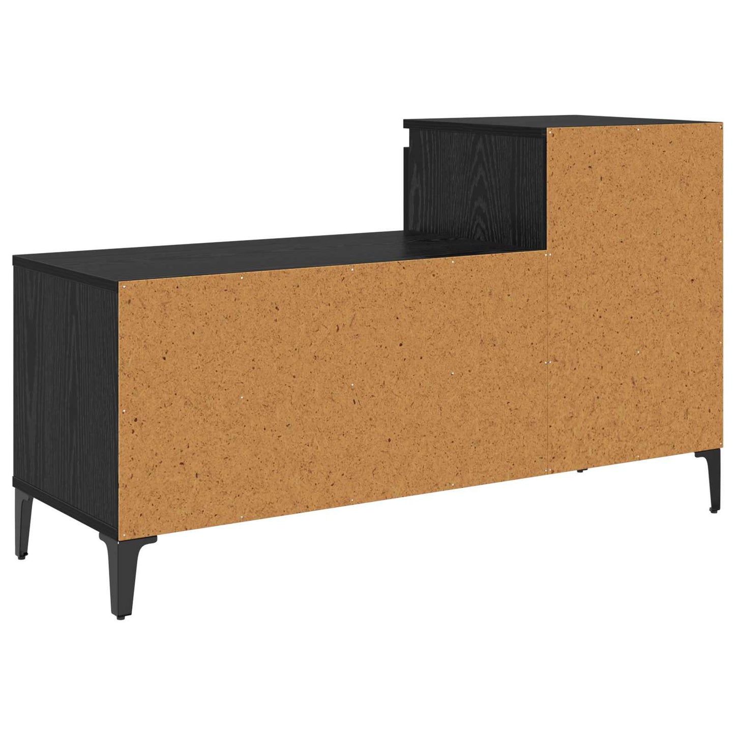 vidaXL Shoe Cabinet Black oak 102 x 36 x 60 cm Engineered wood