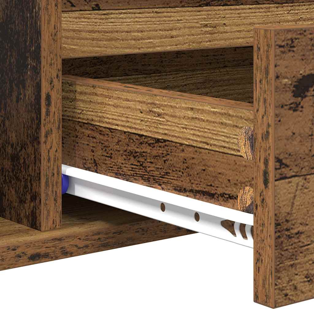 vidaXL Coffee Table Old Wood 90 x 49 x 45 cm Engineered Wood