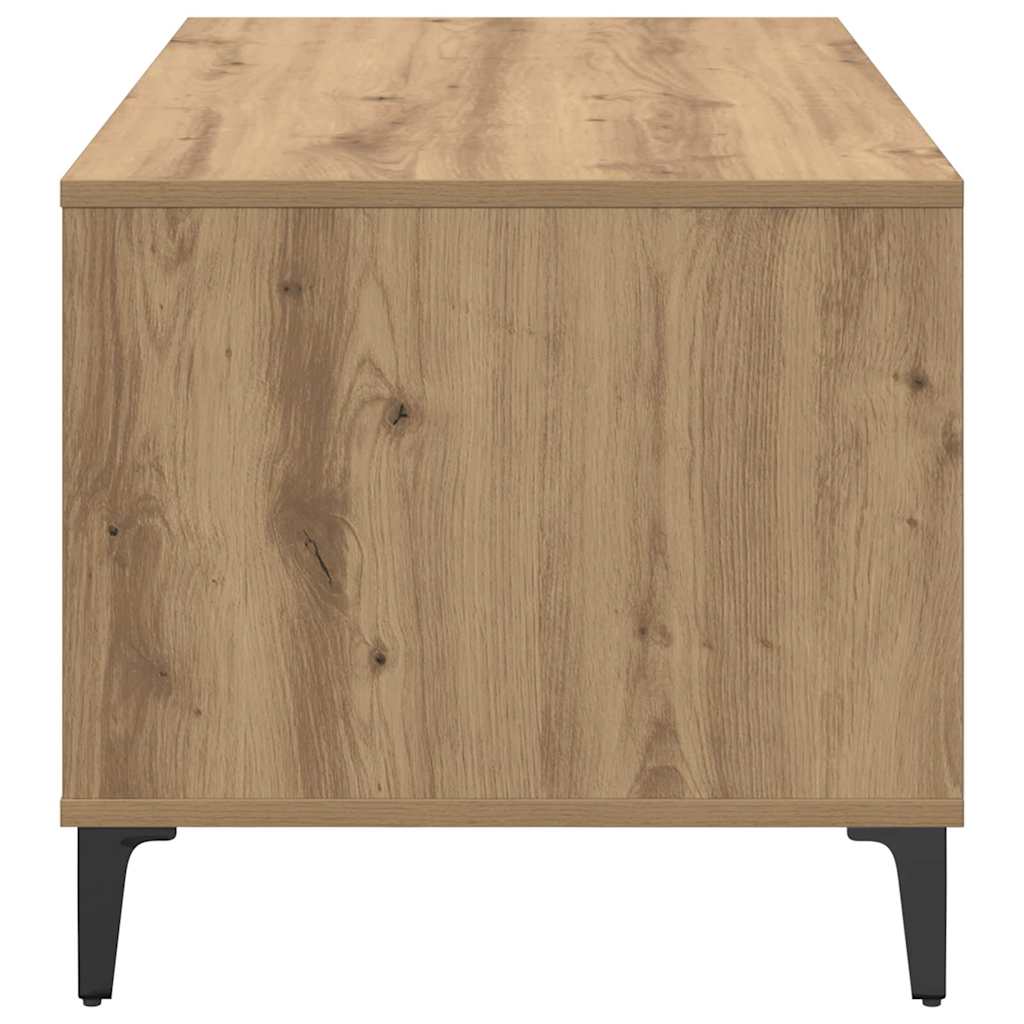 vidaXL Coffee Table Artisan Oak 90 x 49 x 45 cm Engineered Wood