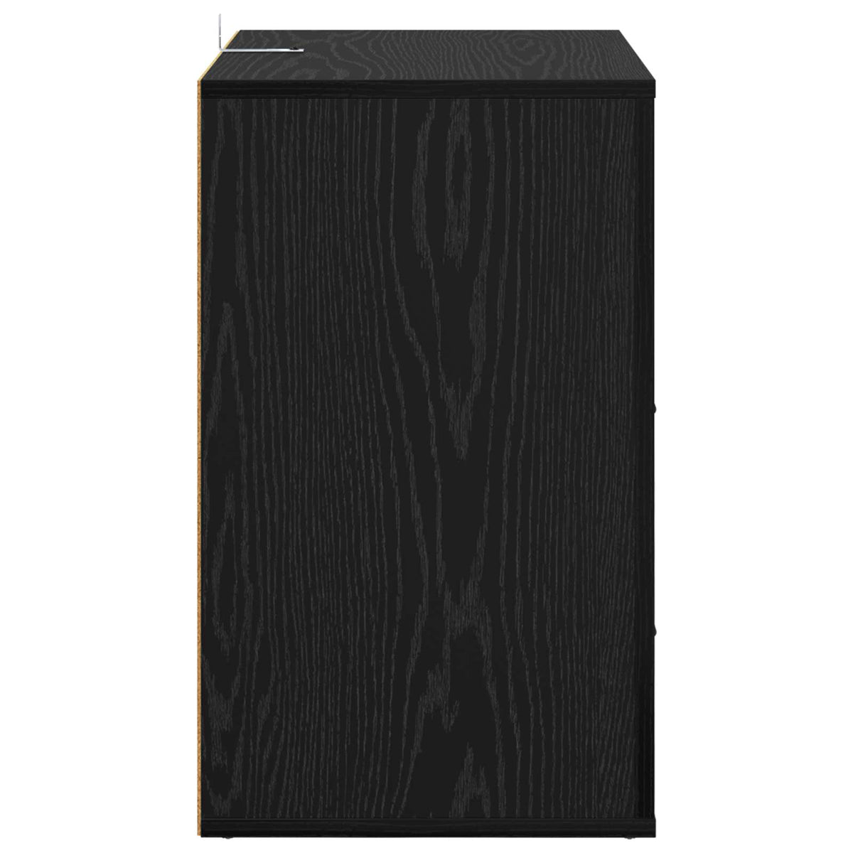 vidaXL Bedside Cabinet Black Oak 35 x 50 x 60 cm Engineered Wood