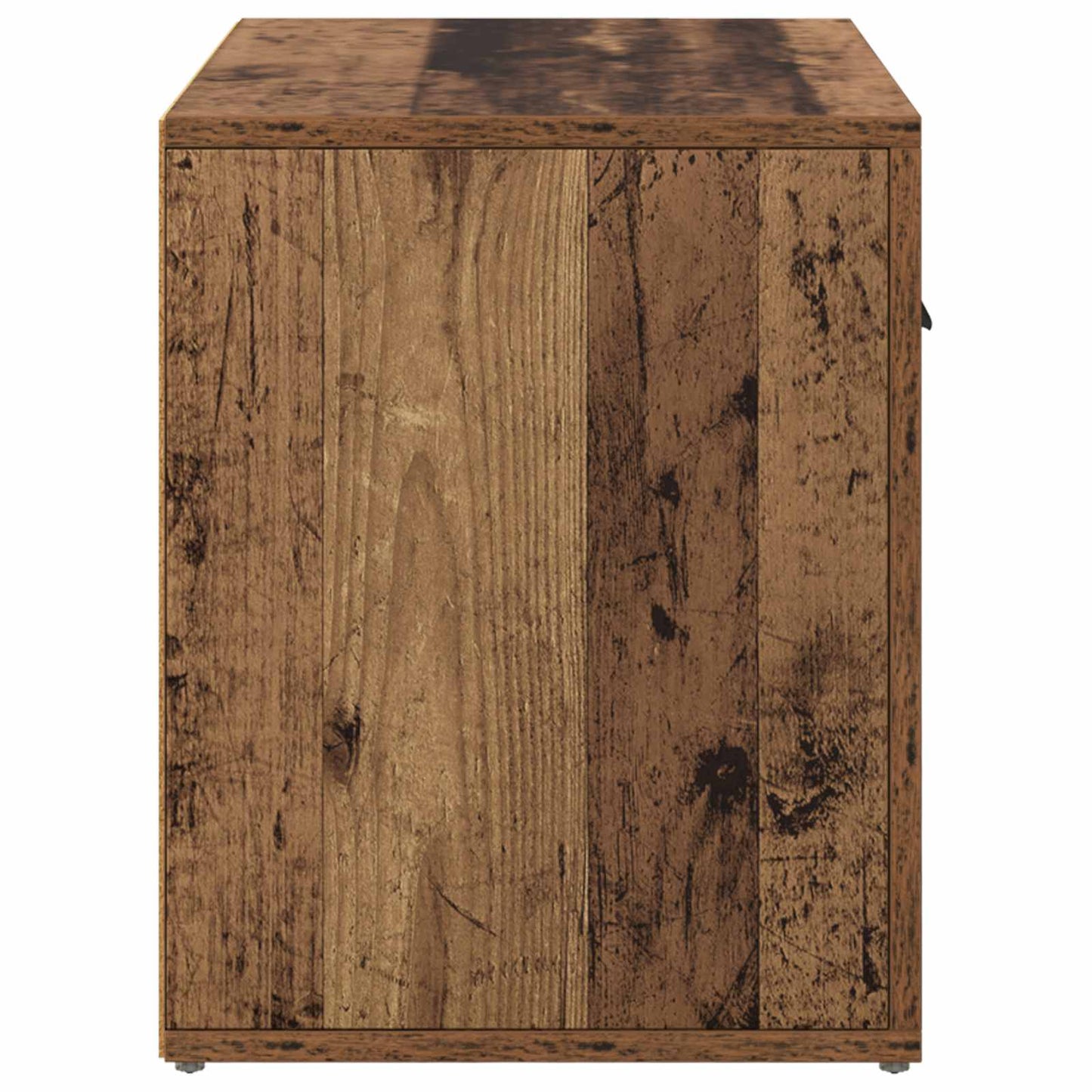 vidaXL Bedside Cabinet Old Wood 35 x 60 x 50 cm Engineered Wood