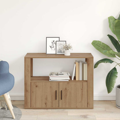vidaXL Sideboard Artisan oak 80 x 30 x 60 cm Engineered Wood