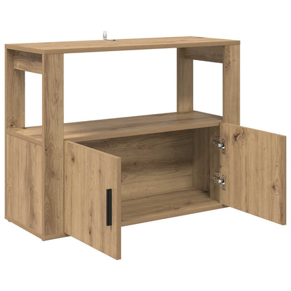 vidaXL Sideboard Artisan oak 80 x 30 x 60 cm Engineered Wood