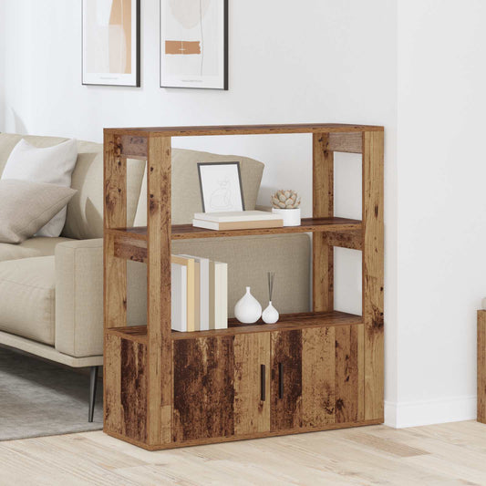 vidaXL Sideboard Old wood 30 x 80 x 90 cm Engineered Wood