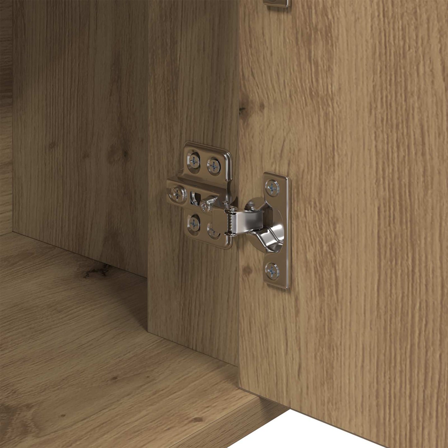 vidaXL Sideboard Artisan oak 30 x 80 x 90 cm Engineered Wood