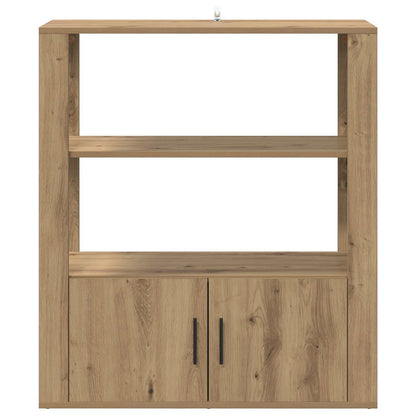 vidaXL Sideboard Artisan oak 30 x 80 x 90 cm Engineered Wood