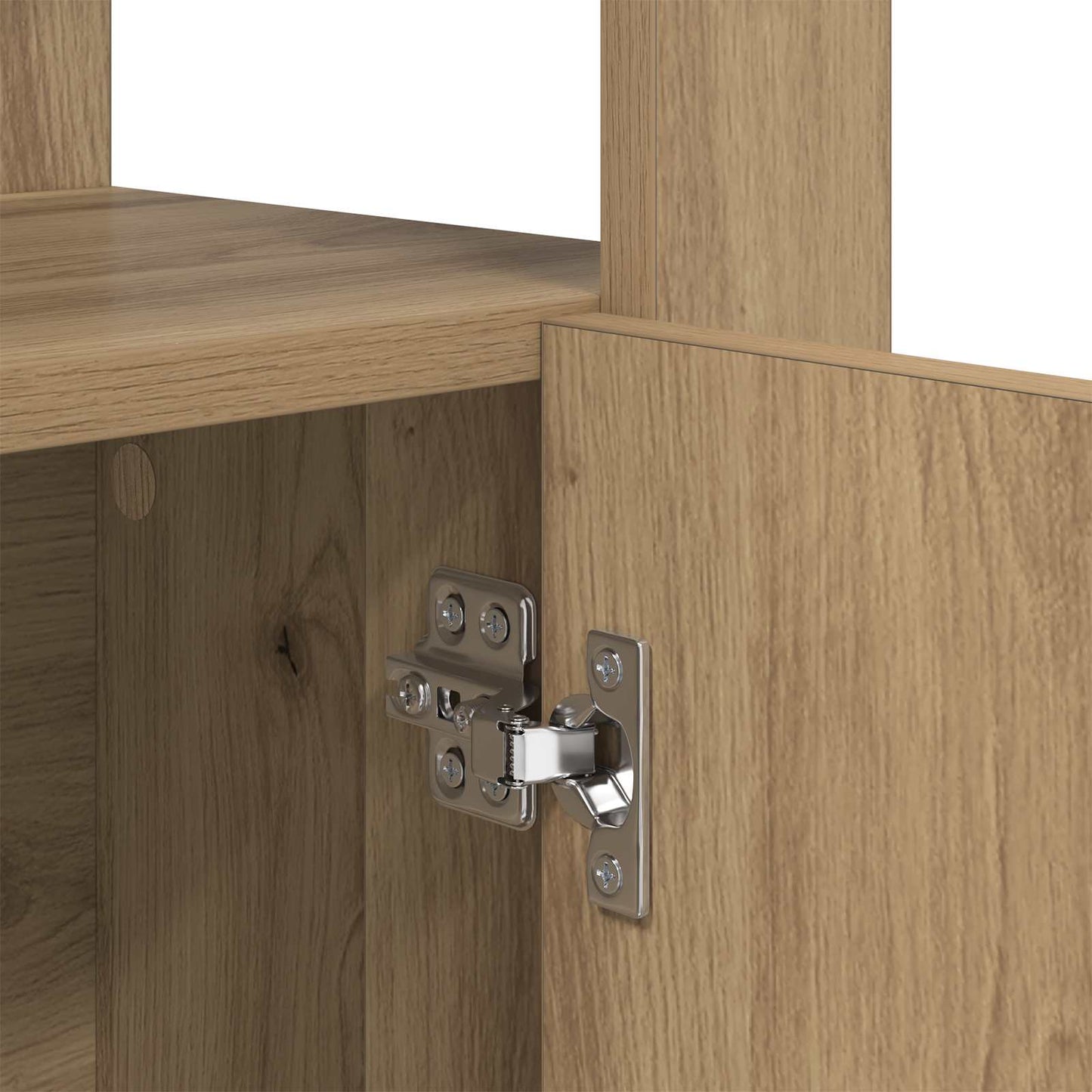vidaXL Sideboard Artisan oak 30 x 80 x 119.5 cm Engineered wood