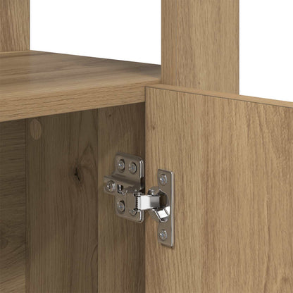 vidaXL Sideboard Artisan oak 30 x 80 x 119.5 cm Engineered wood