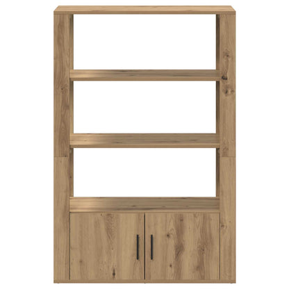 vidaXL Sideboard Artisan oak 30 x 80 x 119.5 cm Engineered wood