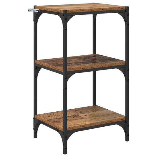 vidaXL Book Cabinet Old wood 40 x 33 x 70.5 cm Engineered wood