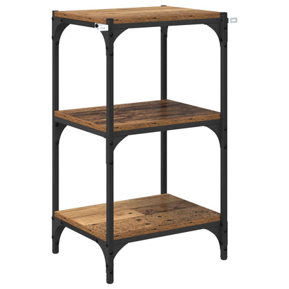 vidaXL Book Cabinet Old wood 40 x 33 x 70.5 cm Engineered wood