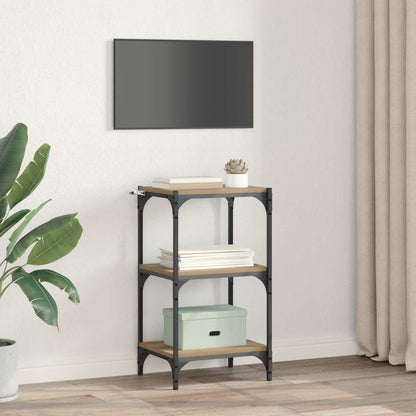 vidaXL Book Cabinet 3-Tier 40 x 33 x 70.5 cm Engineered wood