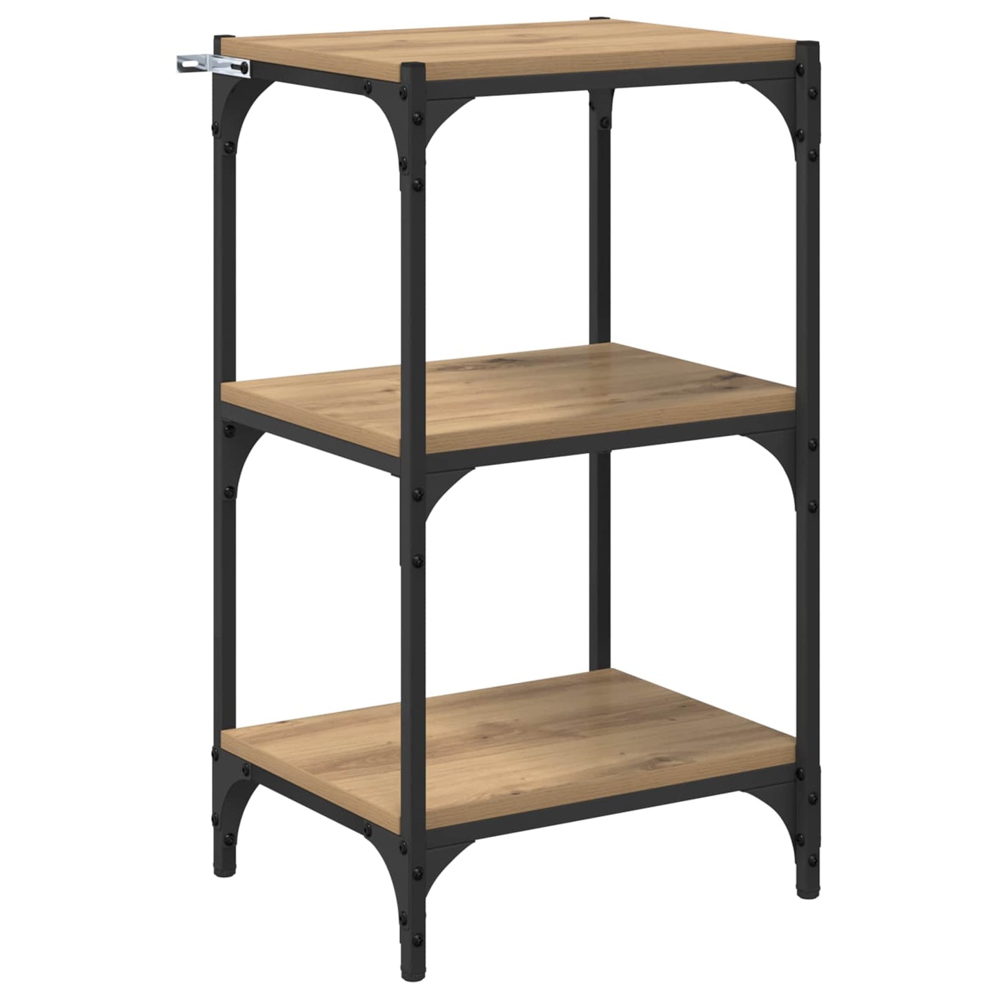 vidaXL Book Cabinet 3-Tier 40 x 33 x 70.5 cm Engineered wood
