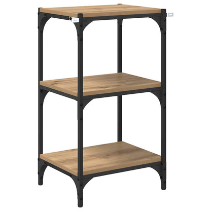 vidaXL Book Cabinet 3-Tier 40 x 33 x 70.5 cm Engineered wood