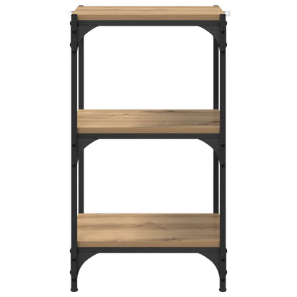 vidaXL Book Cabinet 3-Tier 40 x 33 x 70.5 cm Engineered wood