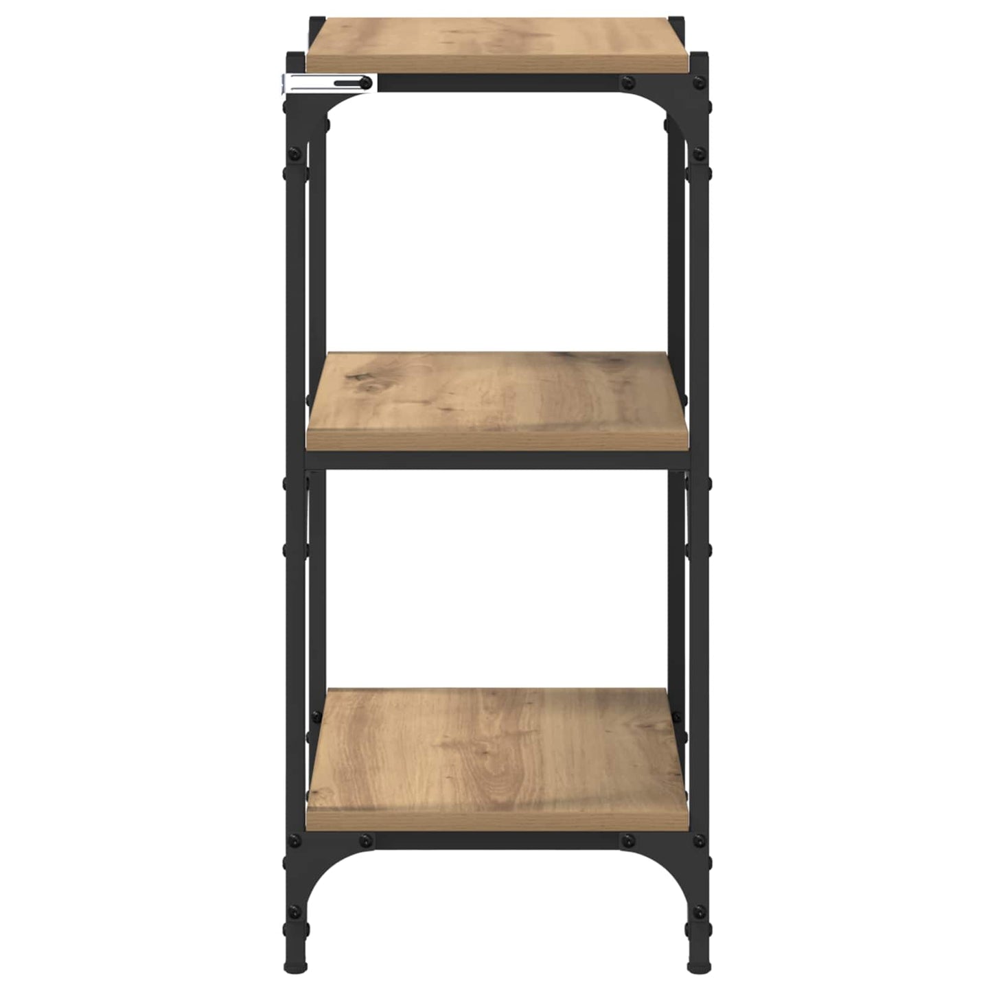 vidaXL Book Cabinet 3-Tier 40 x 33 x 70.5 cm Engineered wood
