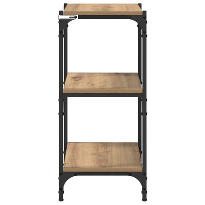 vidaXL Book Cabinet 3-Tier 40 x 33 x 70.5 cm Engineered wood