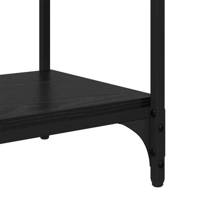 vidaXL Book Cabinet Black oak 40 x 33 x 70.5 cm Engineered wood
