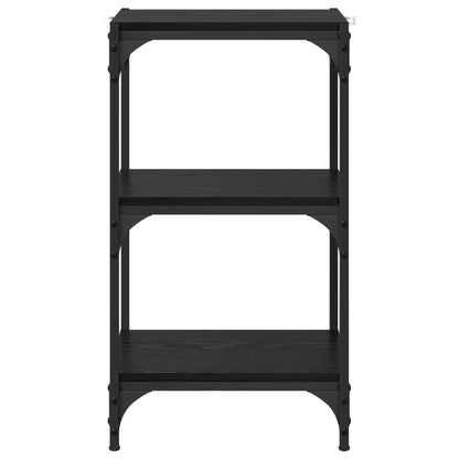 vidaXL Book Cabinet Black oak 40 x 33 x 70.5 cm Engineered wood