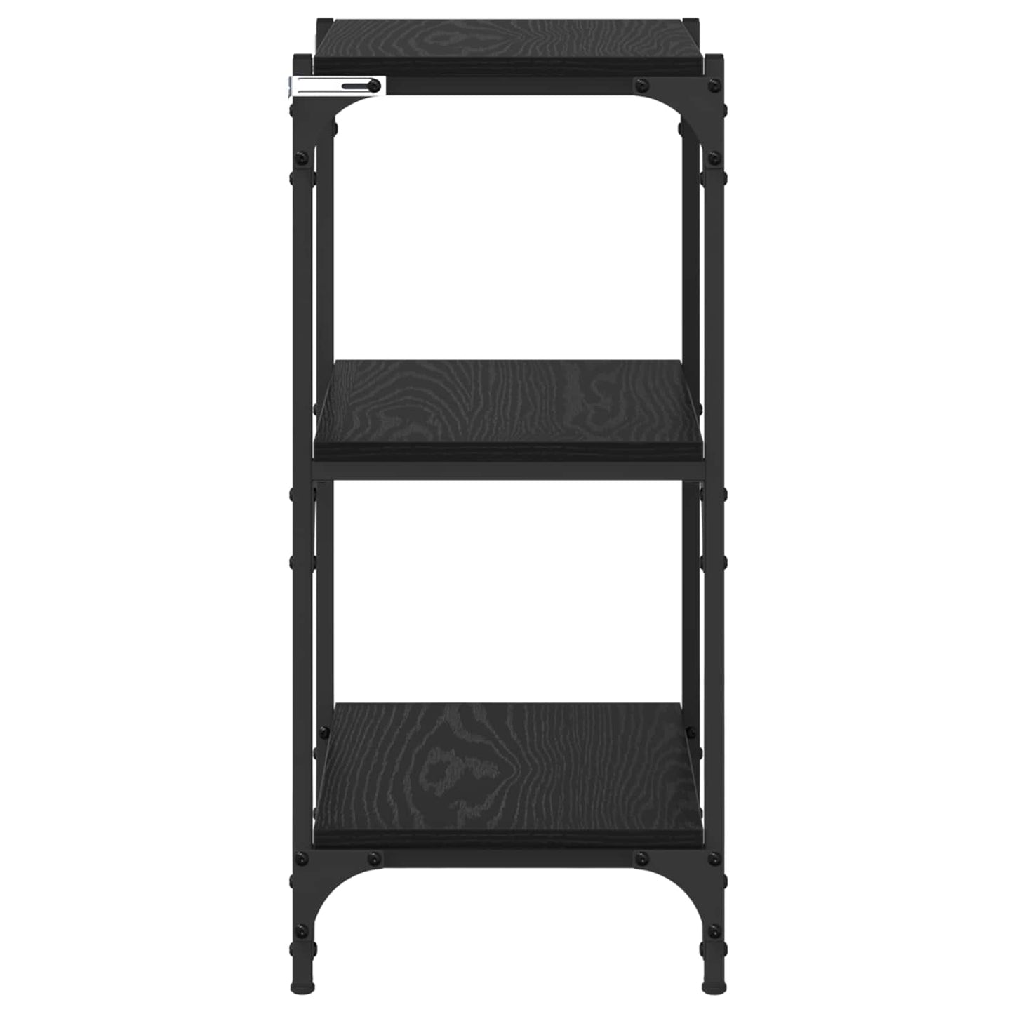 vidaXL Book Cabinet Black oak 40 x 33 x 70.5 cm Engineered wood
