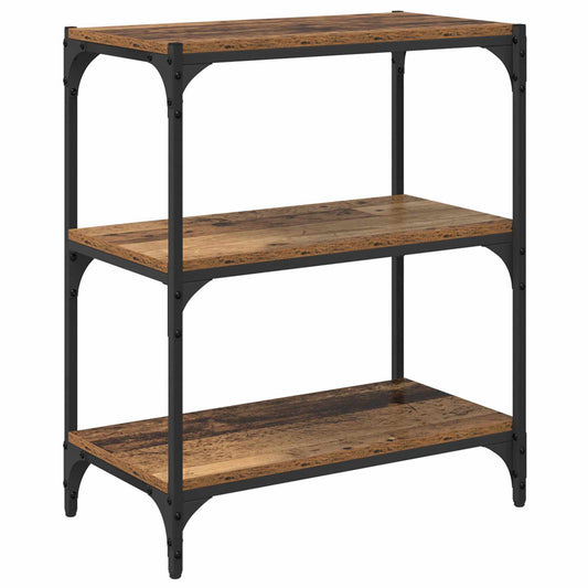 vidaXL Book Cabinet Old wood 60 x 33 x 70.5 cm Engineered wood