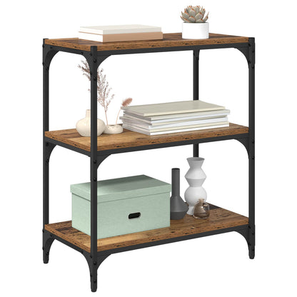 vidaXL Book Cabinet Old wood 60 x 33 x 70.5 cm Engineered wood