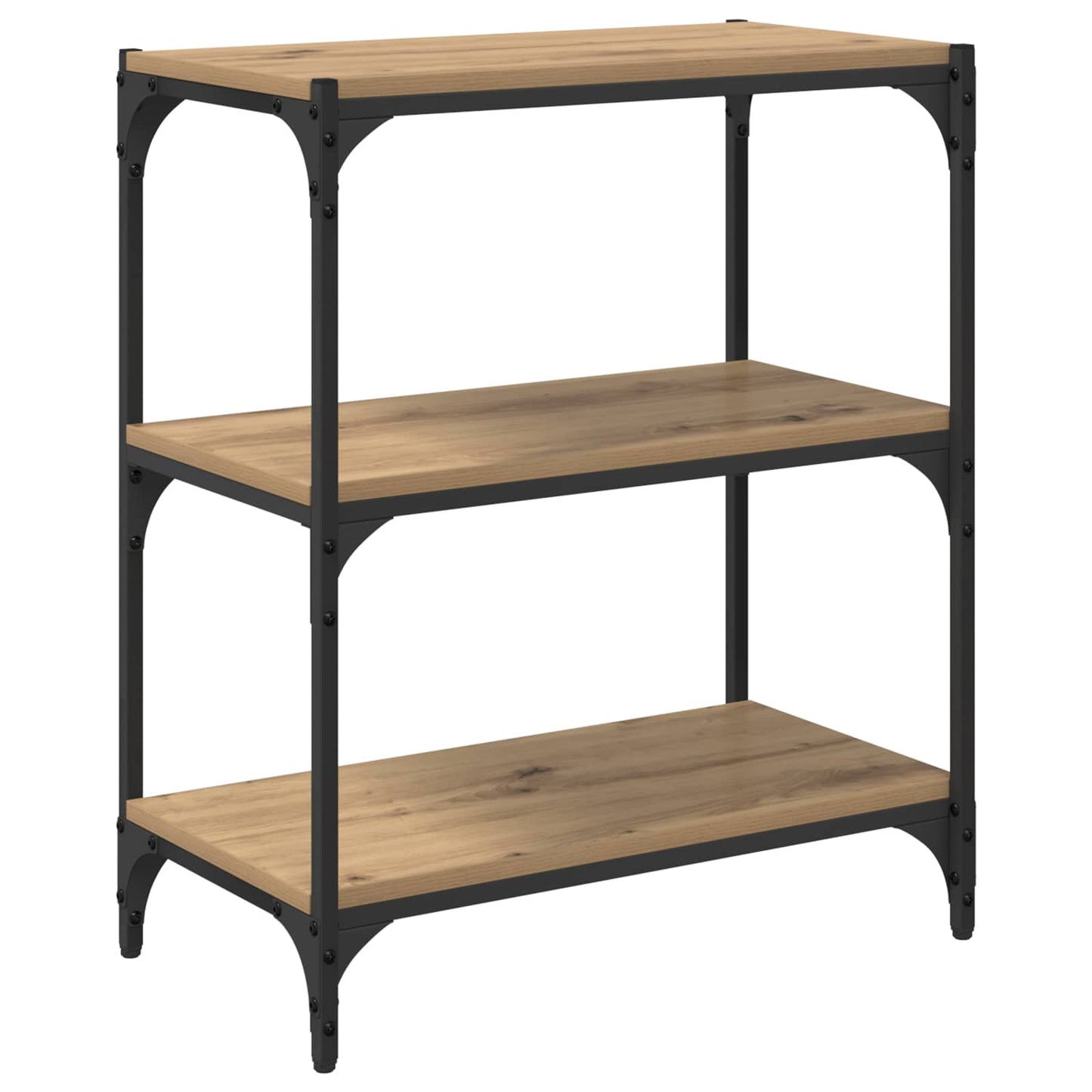 vidaXL Book Cabinet 3-Tier 60 x 33 x 70.5 cm Engineered wood