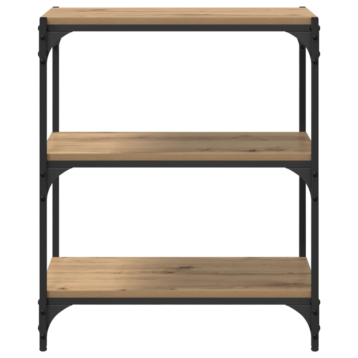 vidaXL Book Cabinet 3-Tier 60 x 33 x 70.5 cm Engineered wood
