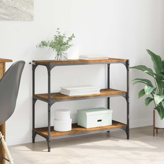 vidaXL Book Cabinet Old Wood 80 x 33 x 70.5 cm
