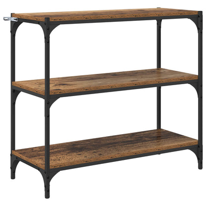 vidaXL Book Cabinet Old Wood 80 x 33 x 70.5 cm