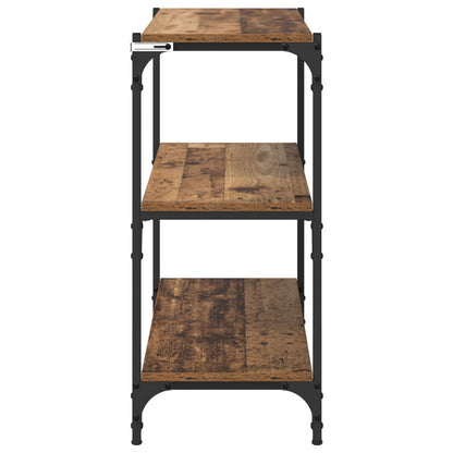 vidaXL Book Cabinet Old Wood 80 x 33 x 70.5 cm