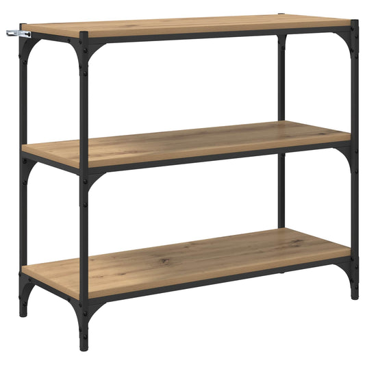 vidaXL Book Cabinet 3-Tier 80 x 33 x 70.5 cm Engineered wood