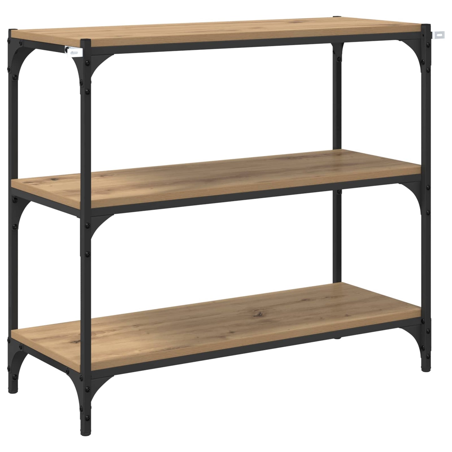 vidaXL Book Cabinet 3-Tier 80 x 33 x 70.5 cm Engineered wood