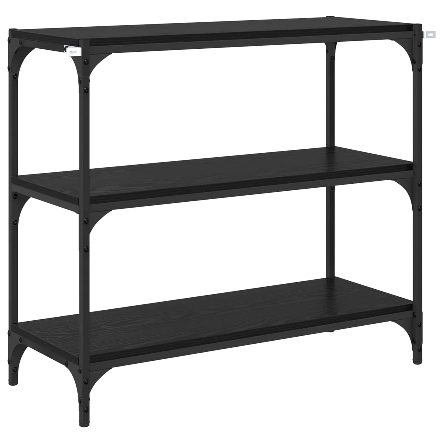 vidaXL Book Cabinet Black Oak 80 x 33 x 70.5 cm