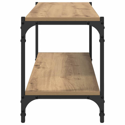 vidaXL TV Cabinet 2-Tier 100 x 33 x 41 cm Engineered Wood and Iron
