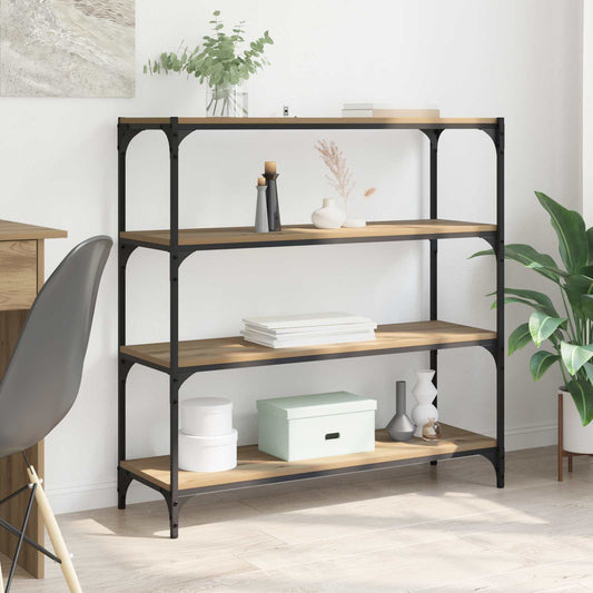 vidaXL Book Cabinet 3-Tier 100 x 33 x 100 cm Engineered wood