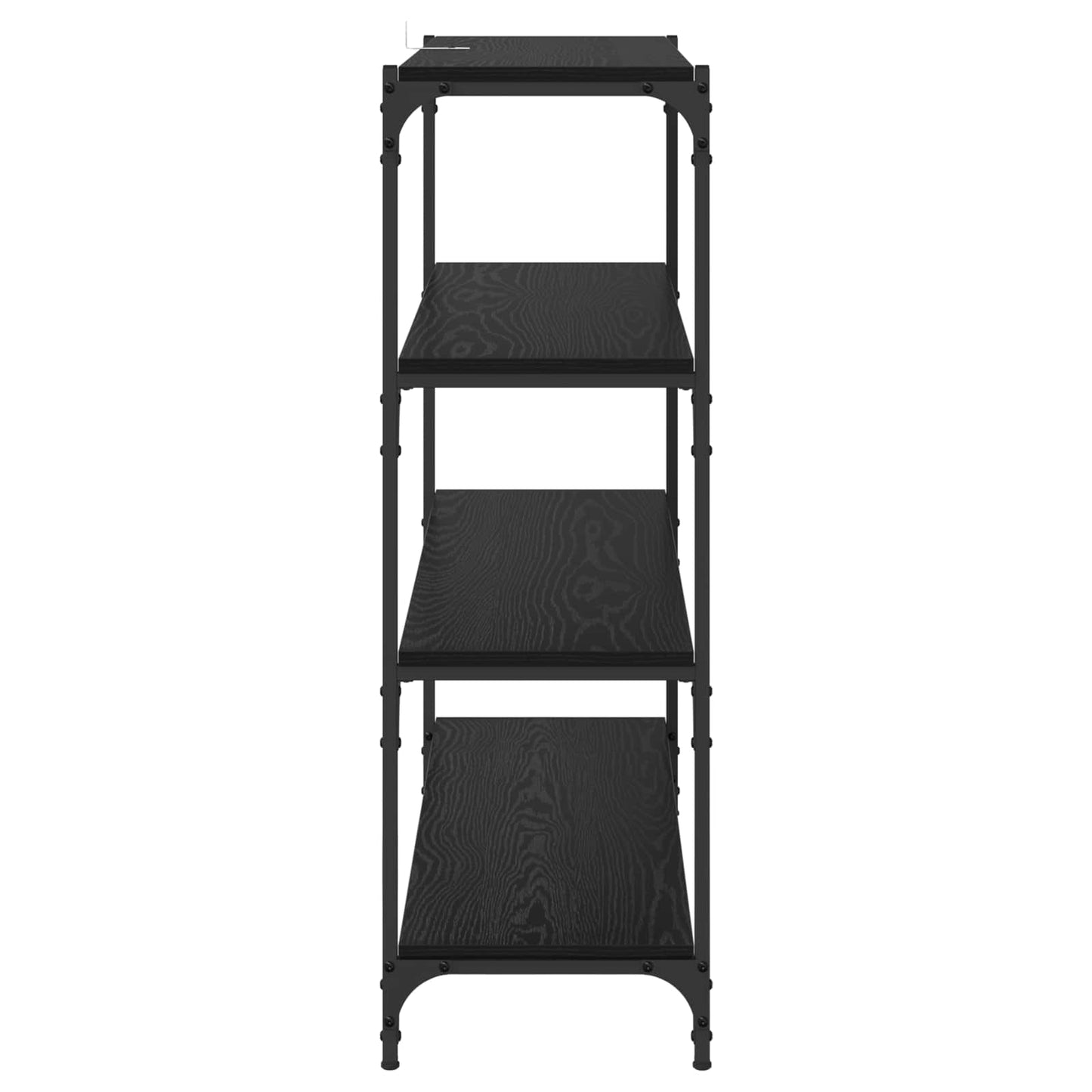vidaXL Book Cabinet Black Oak 100 x 33 x 100 cm