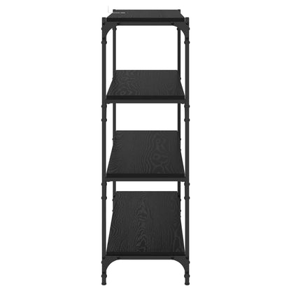 vidaXL Book Cabinet Black Oak 100 x 33 x 100 cm
