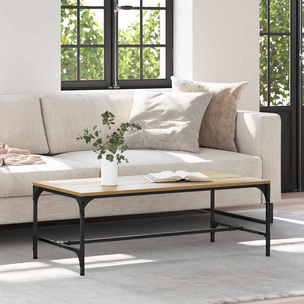 vidaXL Coffee Table Artisan Oak 100 x 50 x 35 cm Engineered Wood