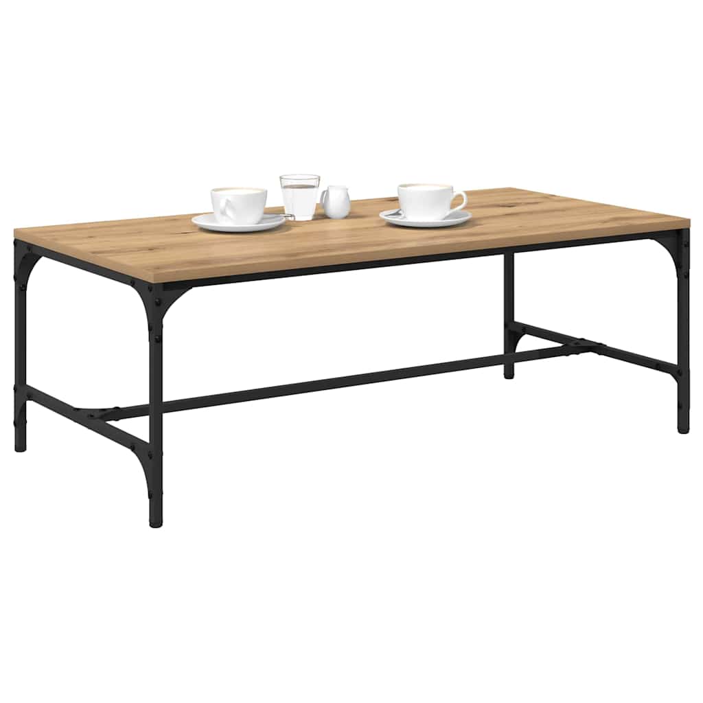 vidaXL Coffee Table Artisan Oak 100 x 50 x 35 cm Engineered Wood