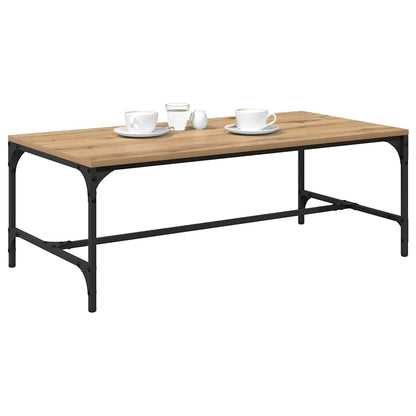 vidaXL Coffee Table Artisan Oak 100 x 50 x 35 cm Engineered Wood