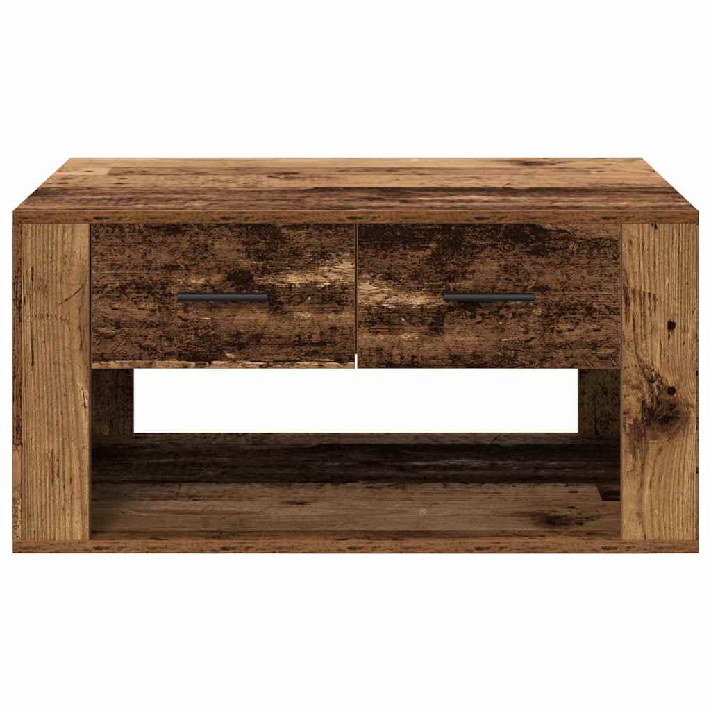 vidaXL Coffee Table Old Wood 80 x 50 x 40 cm Engineered Wood