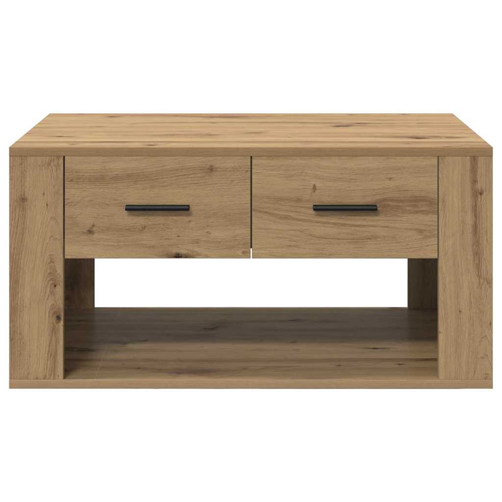 vidaXL Coffee Table Artisan Oak 80 x 50 x 40 cm Engineered Wood