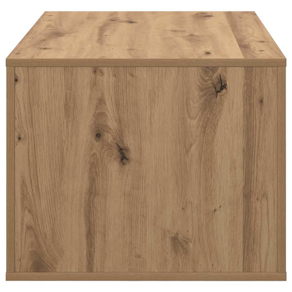 vidaXL Coffee Table Artisan Oak 80 x 50 x 40 cm Engineered Wood