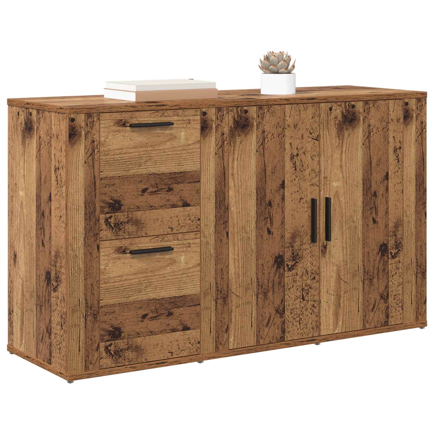 vidaXL Sideboard Old Wood 100 x 33 x 59.5 cm Engineered Wood